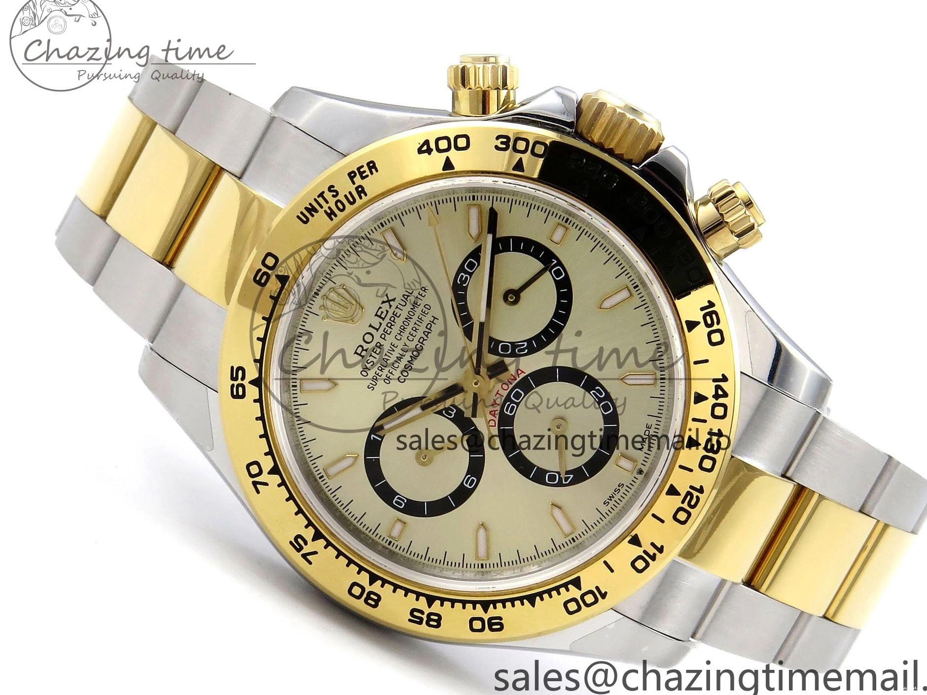 YG Daytona QF SS 1:1 Braclet YG V5 on Dial Best SH4131 126503 Edition 0428